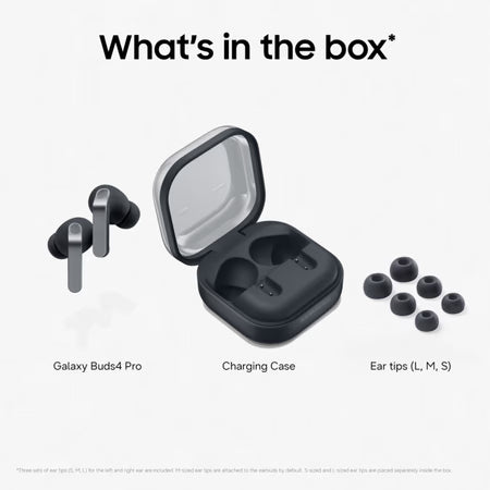 Galaxy EarBuds 4 Pro with Galaxy Ai | Adaptive ANC | Real-Time Interpreter | 24-Bit Hi-Fi Audio | Up to 37H Battery | Ip57